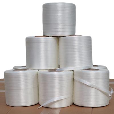  段ボール圧縮減容機---リサイクルコンパクター用梱包ヒモ 25mm×450m巻