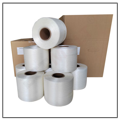 段ボール圧縮減容装置---リサイクルコンパクター用梱包ヒモ 19mm×500m巻 